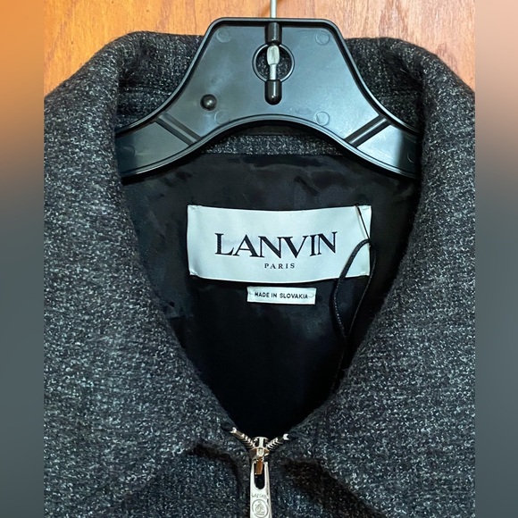 Lanvin Wool-Blend Bomber Jacket size 48/us size M - Picture 11 of 16